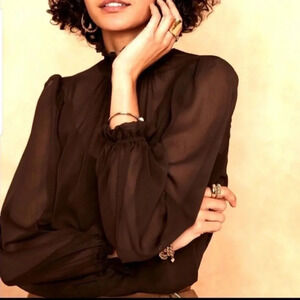 Banana Republic Smoked Neck Top